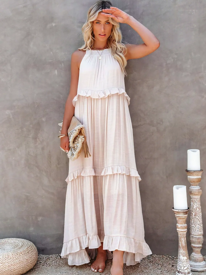 Amara - Ruffle Maxi Dress