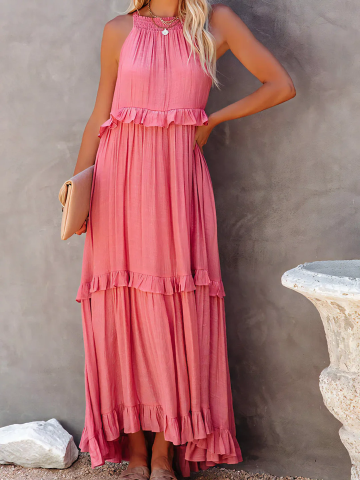 Amara - Ruffle Maxi Dress