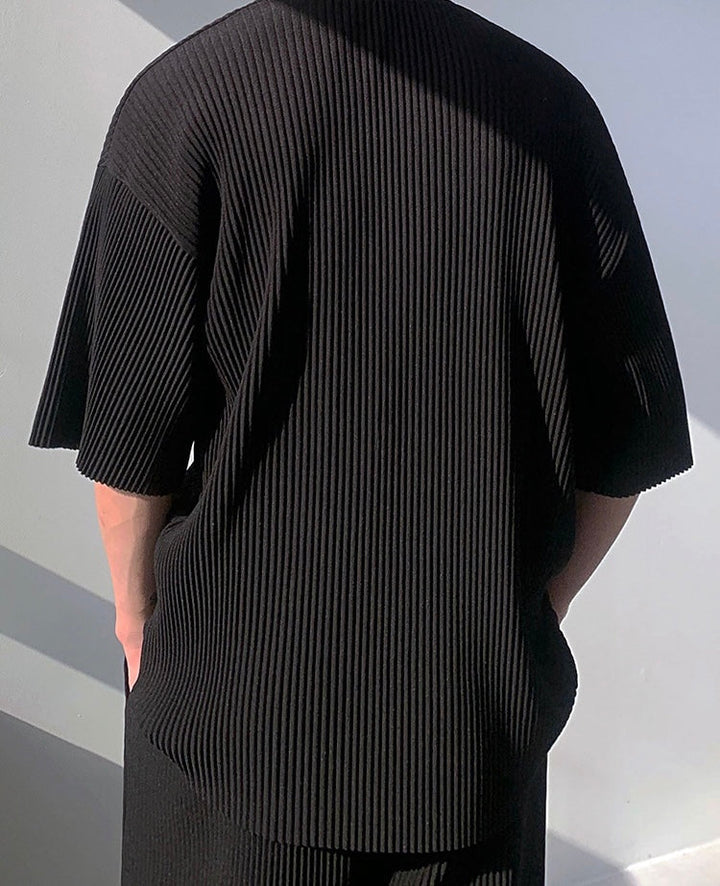 Skylar™ | Oversize Pleated T-Shirt